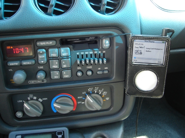 iPod classic on mount