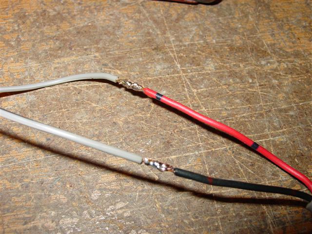 Rav4 speaker connector soldered to new speaker wire