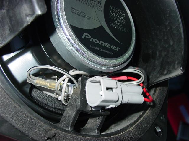 Rav4 speaker connector bracket