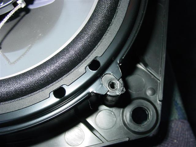 Rav4 speaker screw hole line up
