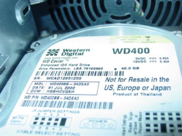 Animal Crackers WD 40Gig HDD