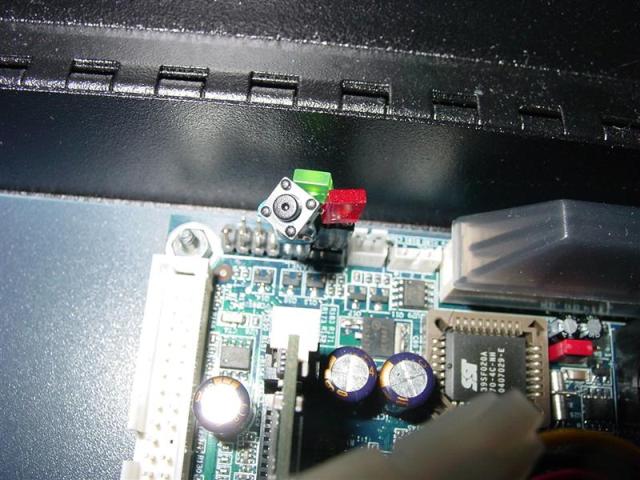on board leds and switches
