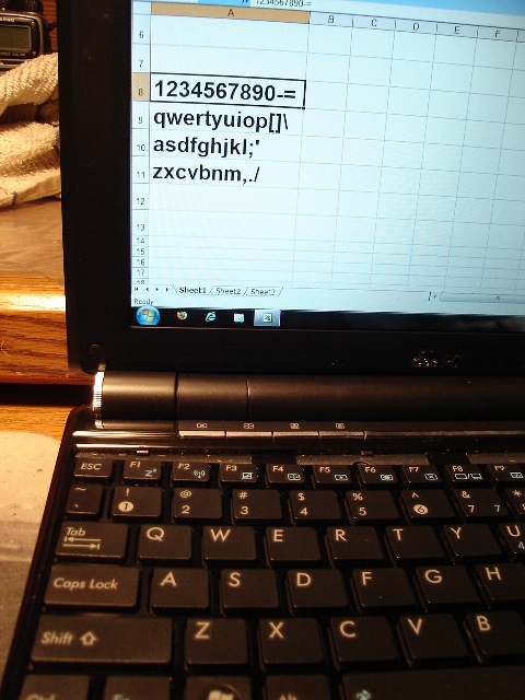 Test all keys 