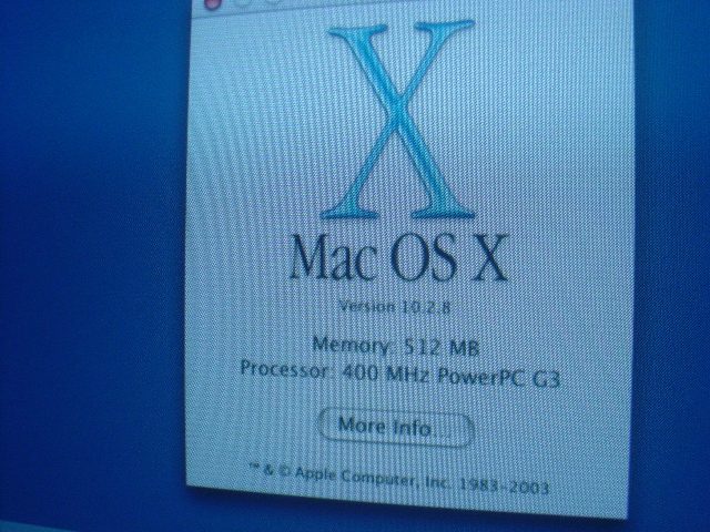 Imac 2 Gets it's OSX on