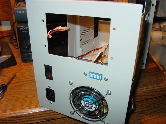 Back with SCSI Panel removed