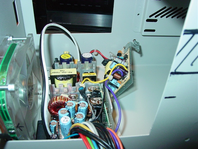 Power supply installed.