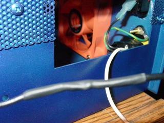 Replace tape with heat shrink