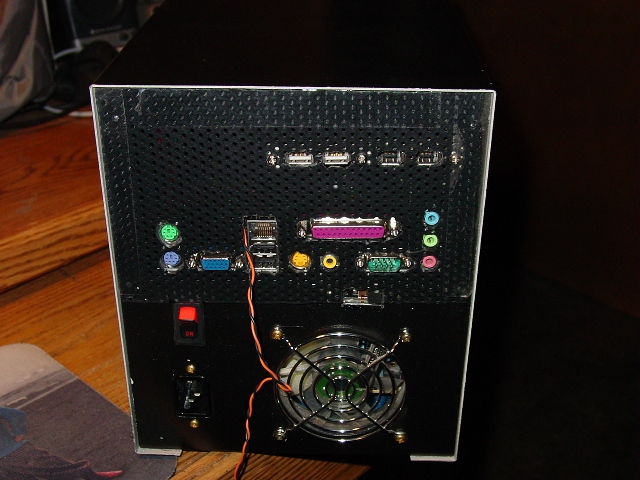 Back panel