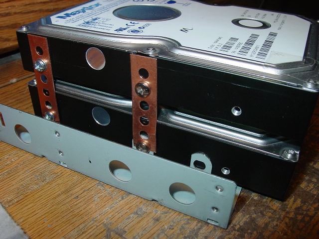 Stacked 120g drives