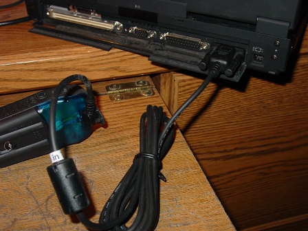 GPS hooked up to laptop