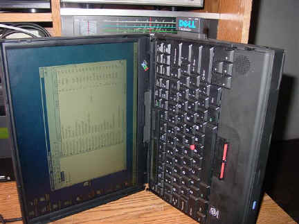Laptop on the side