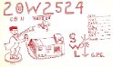 20w2524 : cb, qsl