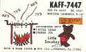 kaff7447a : cb, qsl