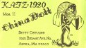 kafz1920 : cb, qsl