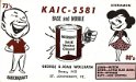 kaic5581 : cb, qsl