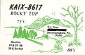 kaix8617 : cb, qsl