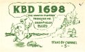 kbd1698 : cb, qsl