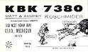 kbk7380 : cb, qsl