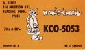 kco5053 : cb, qsl