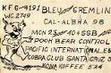 kfg4191 : cb, qsl