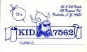 kid7562 : cb, qsl