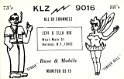 klz9016 : cb, qsl