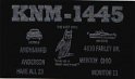 knm1445 : cb, qsl