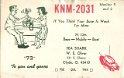 knm2031 : cb, qsl