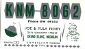 knm8062 : cb, qsl