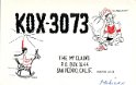 kox3073 : cb, qsl