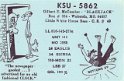 ksu5862 : cb, qsl